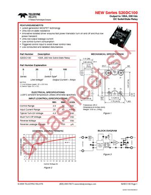 S20DC100 datasheet  